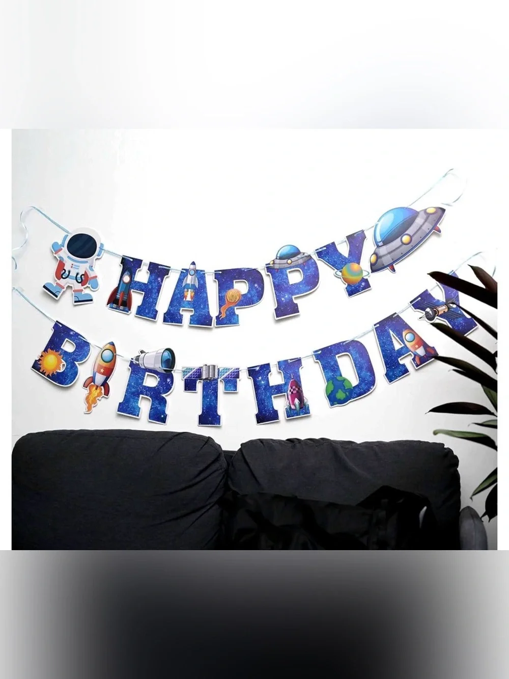Astronaut Party Cutouts - Blue, Red and White Space Decorations